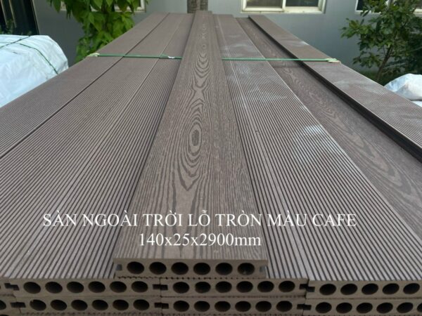 SÀN NGOÀI TRỜI LỖ TRÒN 2D CAFE 140x25