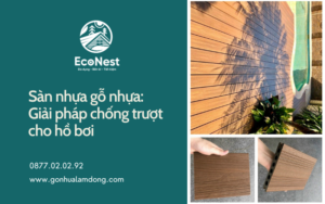 Sàn nhựa gỗ nhựa Giải pháp chống trượt hồ bơi